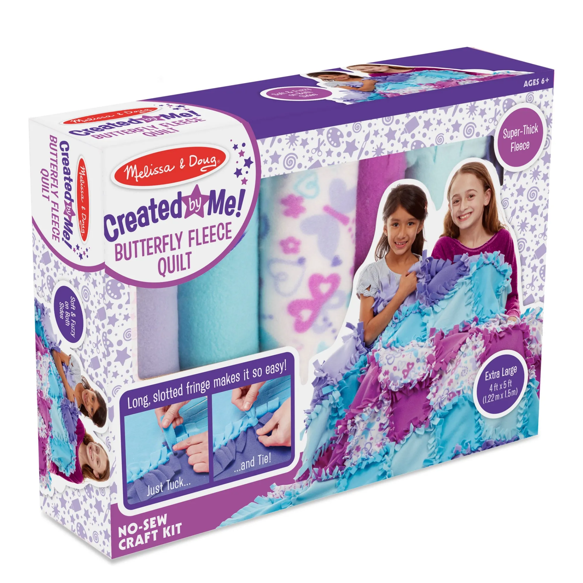 Created by Me! Butterfly Fleece Quilt>Melissa & Doug Online