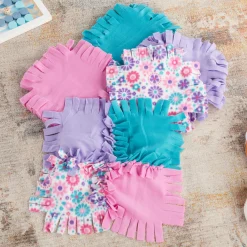 Created by Me! Flower Fleece Quilt><noscript><img width=