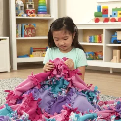 Created by Me! Flower Fleece Quilt><noscript><img width=