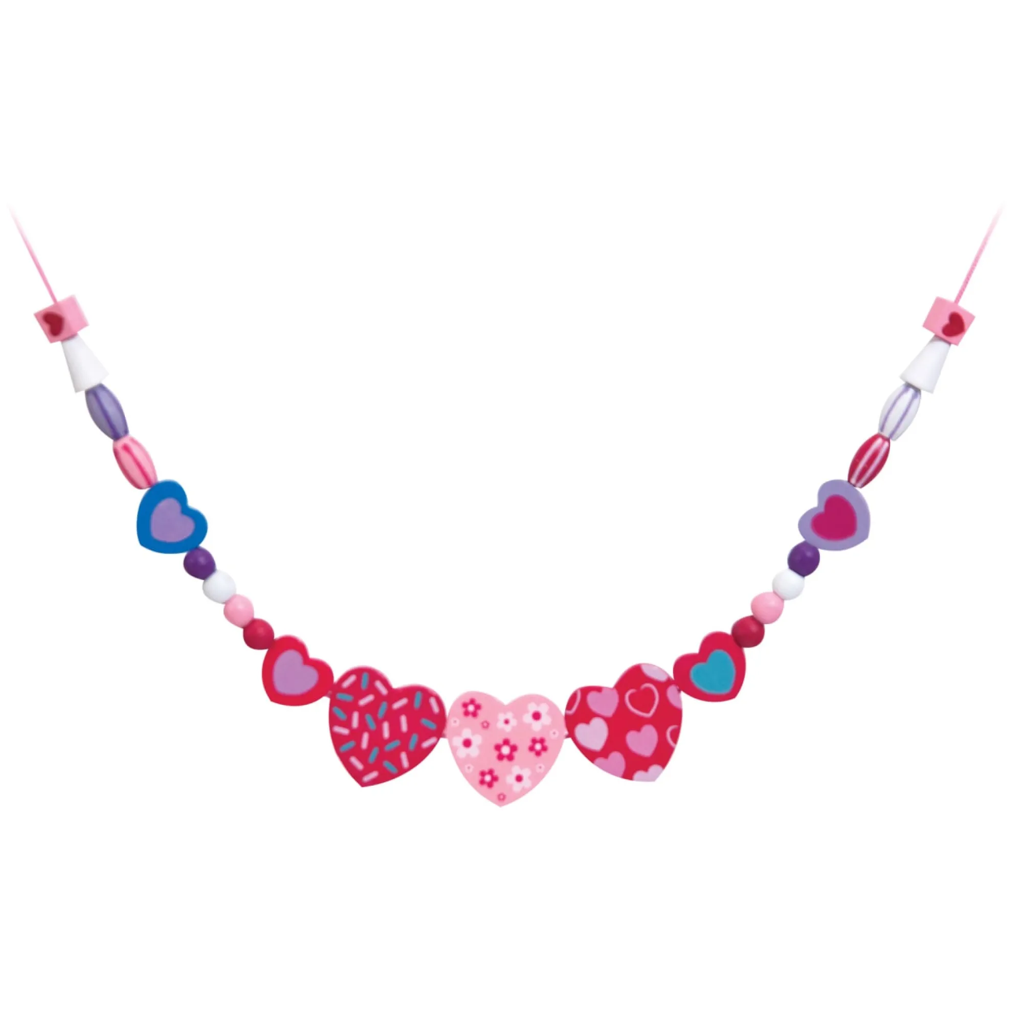 Created by Me! Heart Beads Wooden Bead Kit>Melissa & Doug Sale