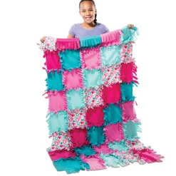 Created by Me!™ Heart Fleece Blanket No-Sew Craft Kit><noscript><img width=