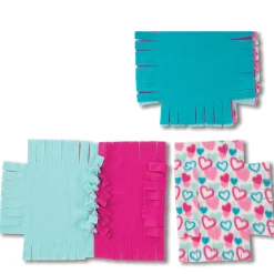 Created by Me!™ Heart Fleece Blanket No-Sew Craft Kit><noscript><img width=