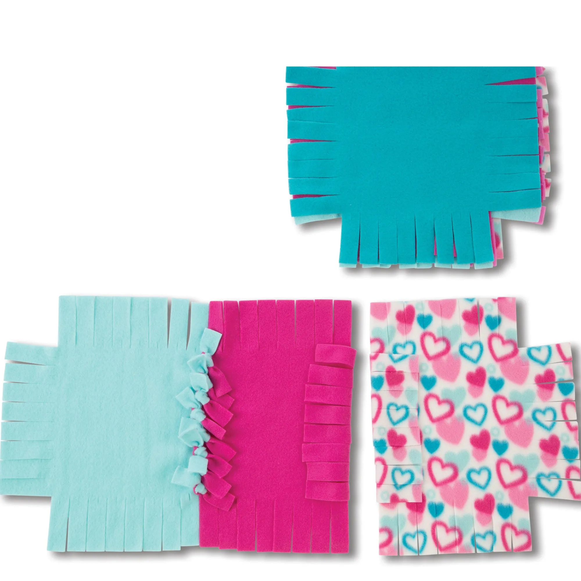 Created by Me!™ Heart Fleece Blanket No-Sew Craft Kit>Melissa & Doug Clearance