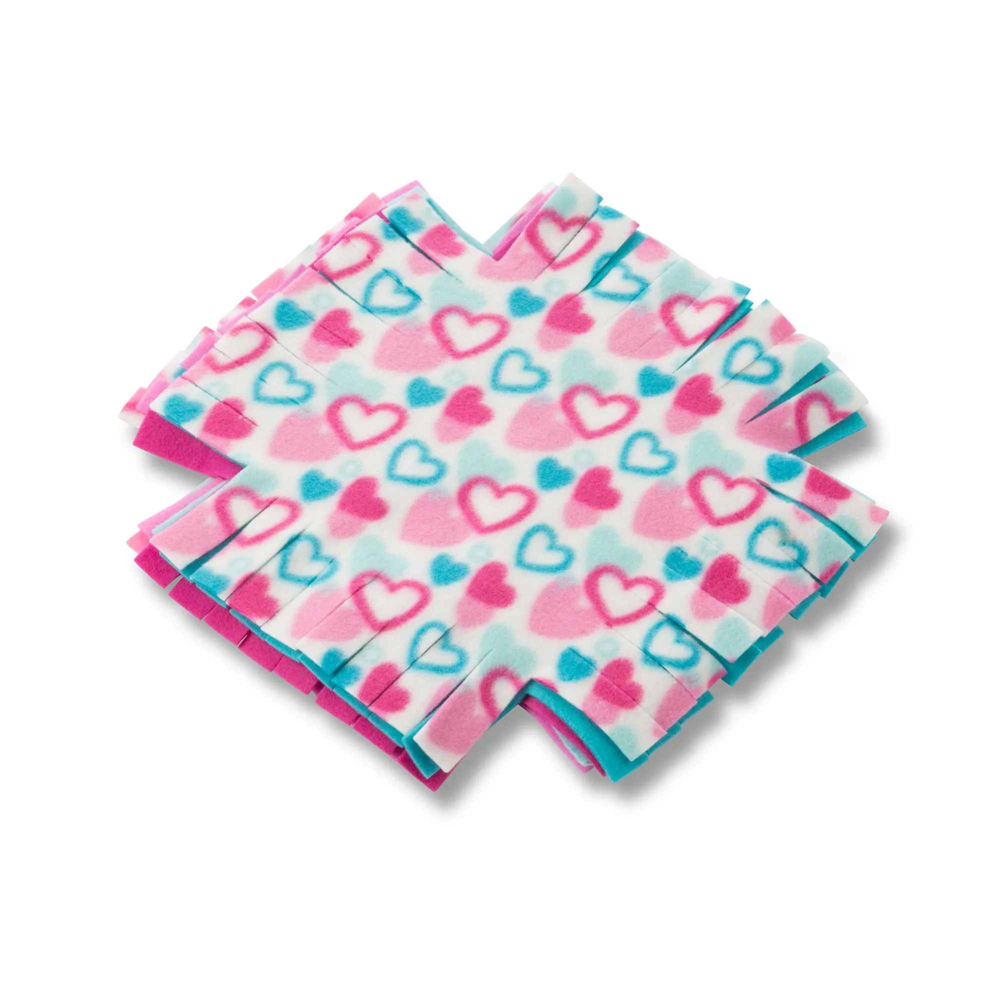 Created by Me!™ Heart Fleece Blanket No-Sew Craft Kit>Melissa & Doug Clearance