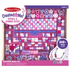 Created by Me! Sparkle & Shimmer Beads Wooden Bead Kit>Melissa & Doug