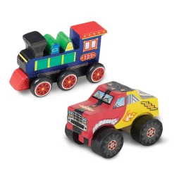 Created by Me!™ Vehicles Craft Kit 2-Pack: Monster Truck, Train><noscript><img width=