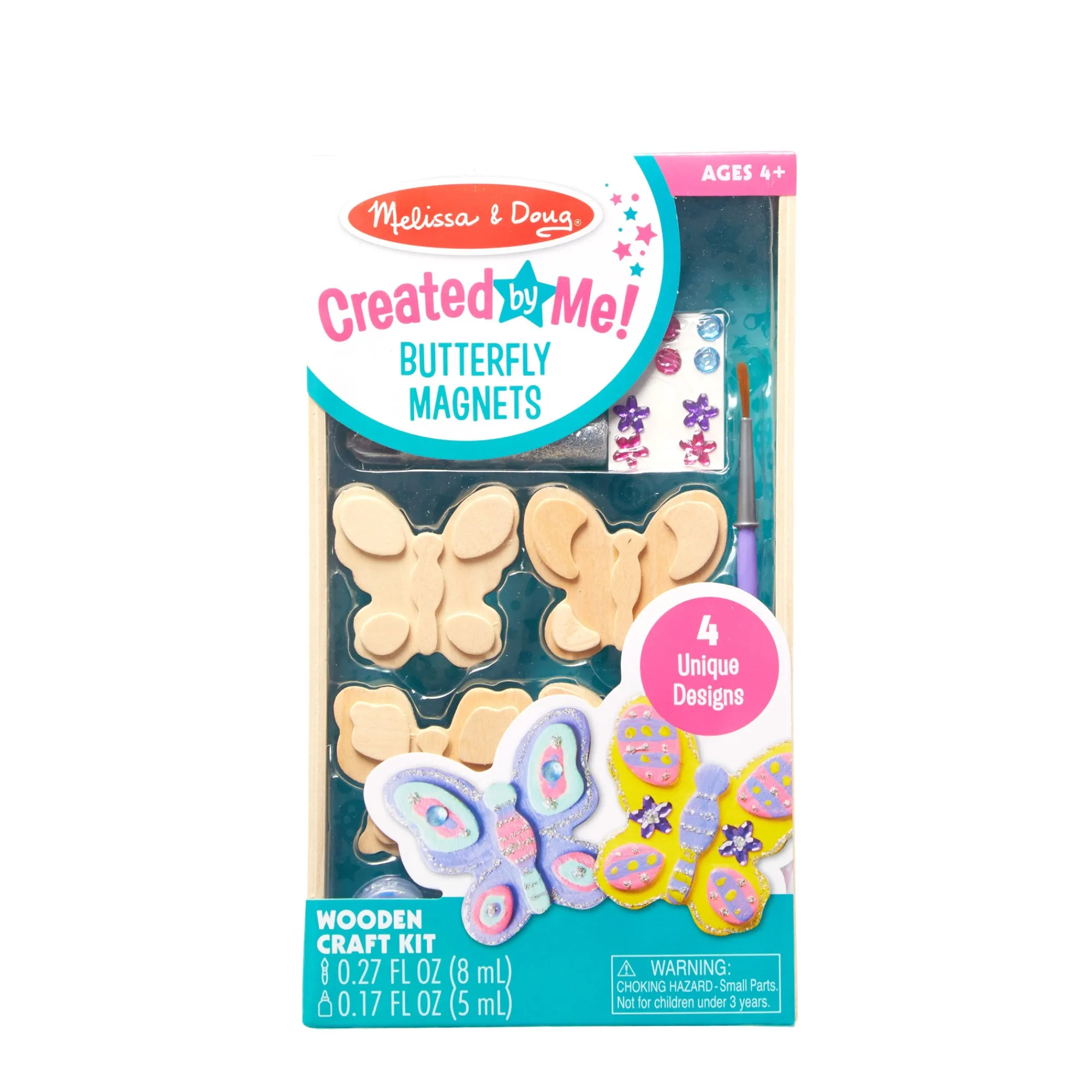 Created by Me! Wooden Butterfly Magnets Craft Kit>Melissa & Doug New
