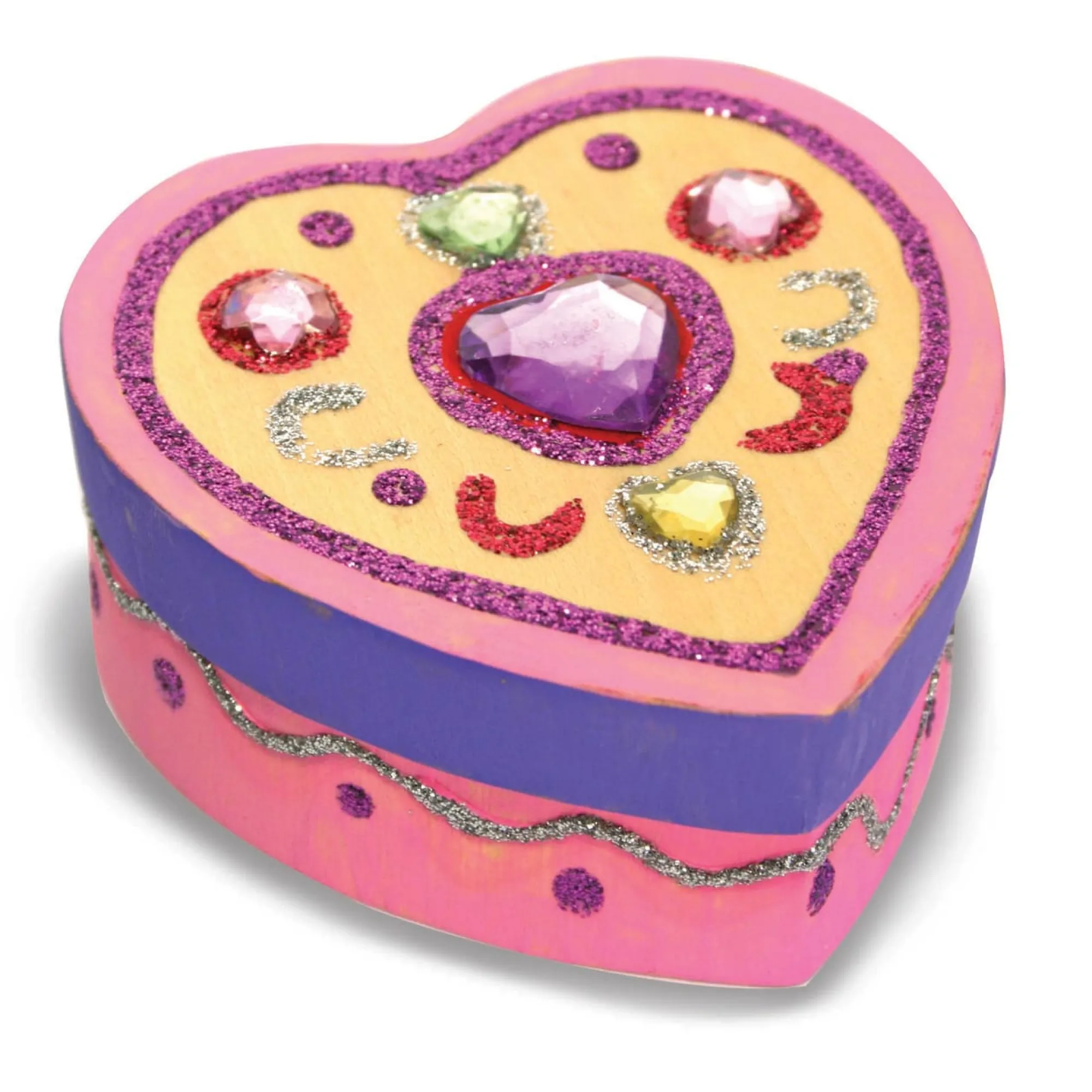 Decorate-Your-Own Wooden Heart Box>Melissa & Doug