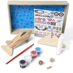 Decorate-Your-Own Wooden Plane><noscript><img width=
