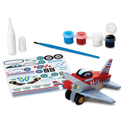 Decorate-Your-Own Wooden Plane><noscript><img width=