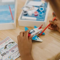 Decorate-Your-Own Wooden Plane><noscript><img width=