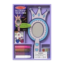 Decorate-Your-Own Wooden Princess Mirror>Melissa & Doug Sale