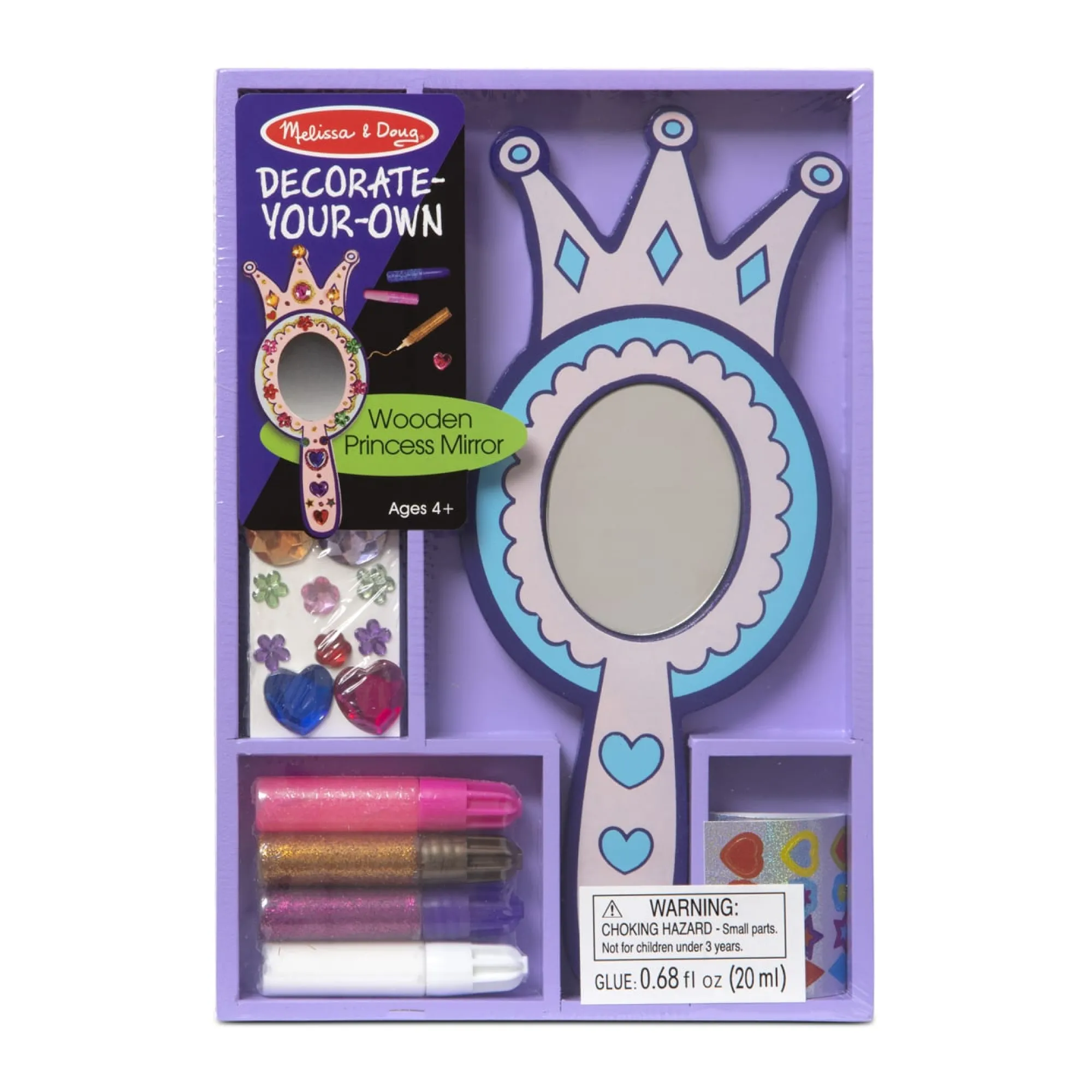 Decorate-Your-Own Wooden Princess Mirror>Melissa & Doug Sale