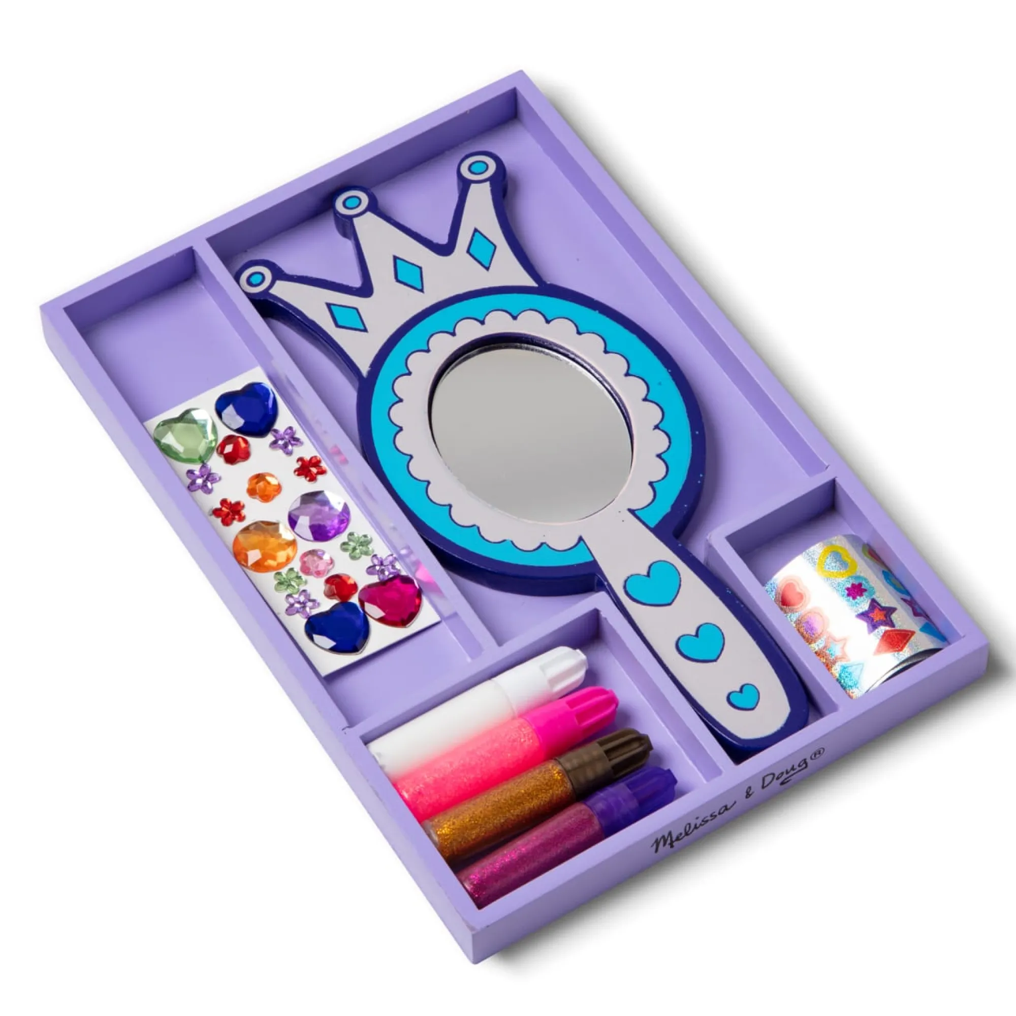 Decorate-Your-Own Wooden Princess Mirror>Melissa & Doug Sale