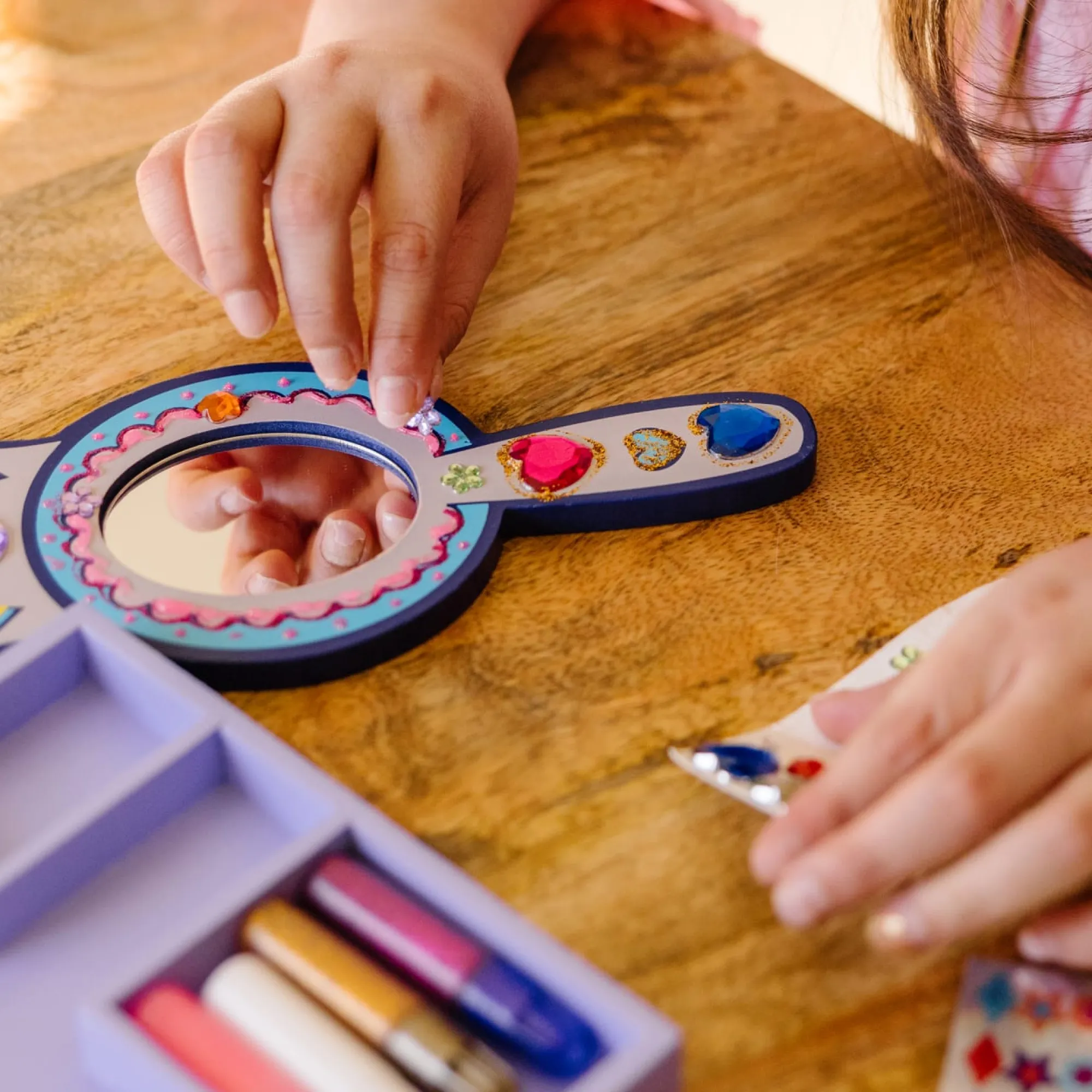 Decorate-Your-Own Wooden Princess Mirror>Melissa & Doug Sale