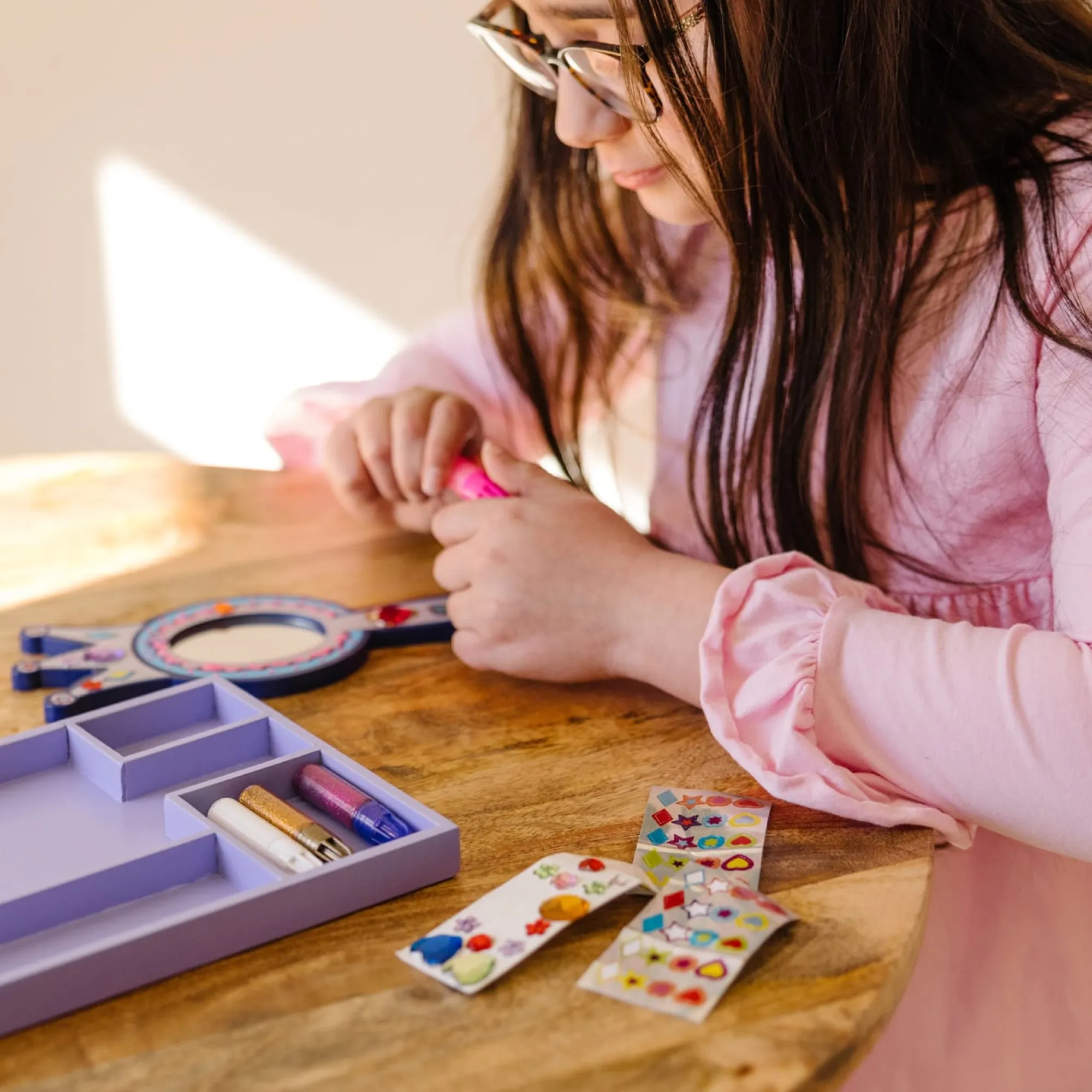 Decorate-Your-Own Wooden Princess Mirror>Melissa & Doug Sale
