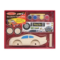 Decorate-Your-Own Wooden Race Car>Melissa & Doug Clearance