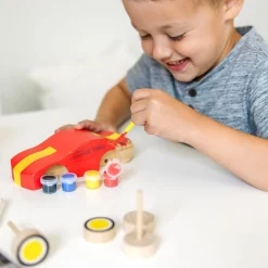 Decorate-Your-Own Wooden Race Car>Melissa & Doug Clearance