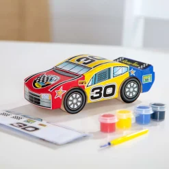 Decorate-Your-Own Wooden Race Car><noscript><img width=