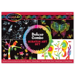 Deluxe Combo Scratch Art Set>Melissa & Doug Sale