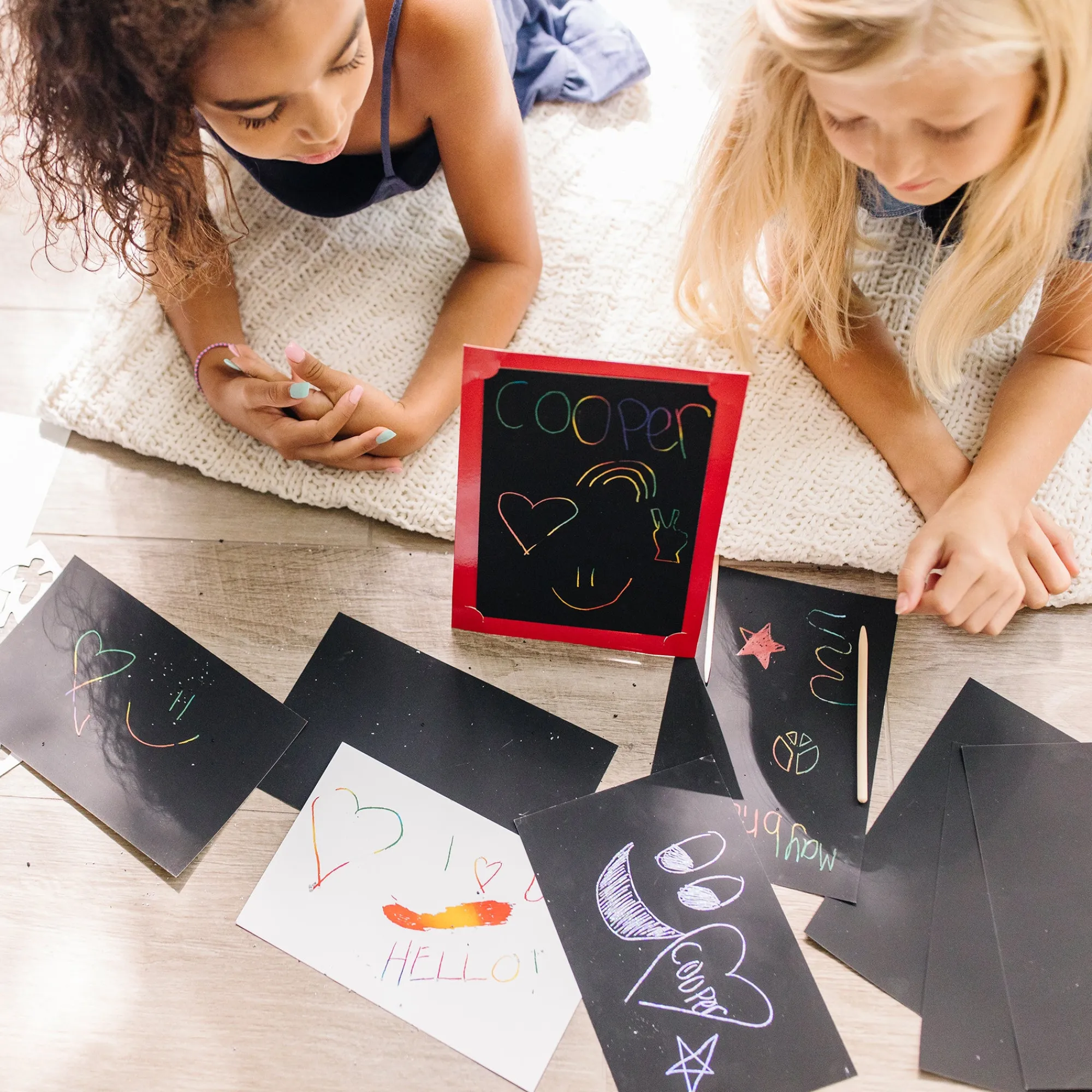 Deluxe Combo Scratch Art Set>Melissa & Doug Sale