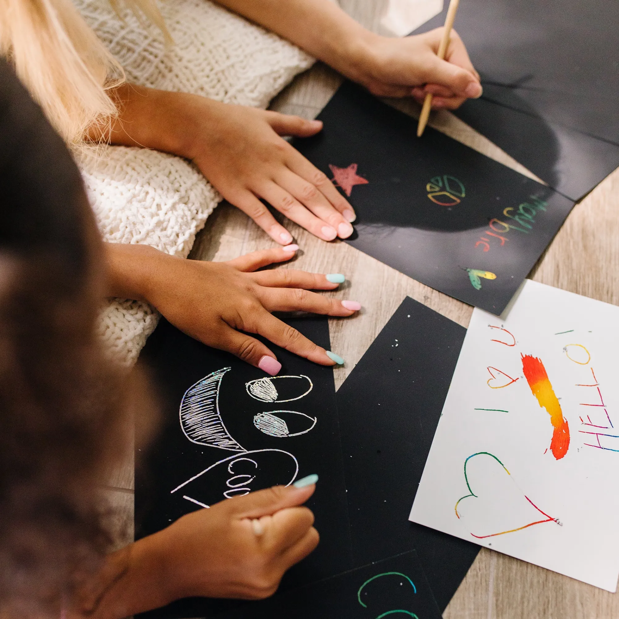 Deluxe Combo Scratch Art Set>Melissa & Doug Sale