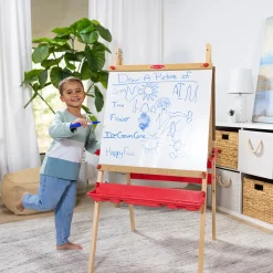Deluxe Magnetic Standing Art Easel>Melissa & Doug New