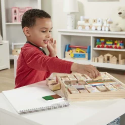 Deluxe Wooden Stamp Set - Animals>Melissa & Doug New