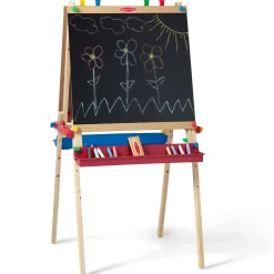Deluxe Wooden Standing Art Easel>Melissa & Doug Best