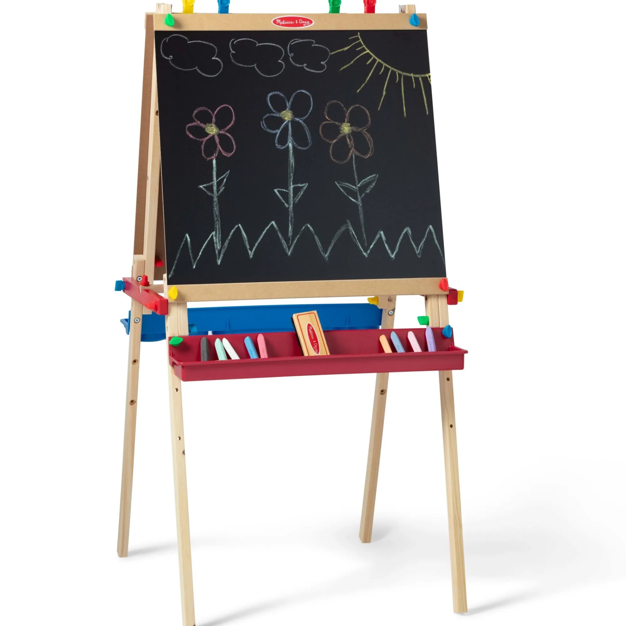 Deluxe Wooden Standing Art Easel>Melissa & Doug Best