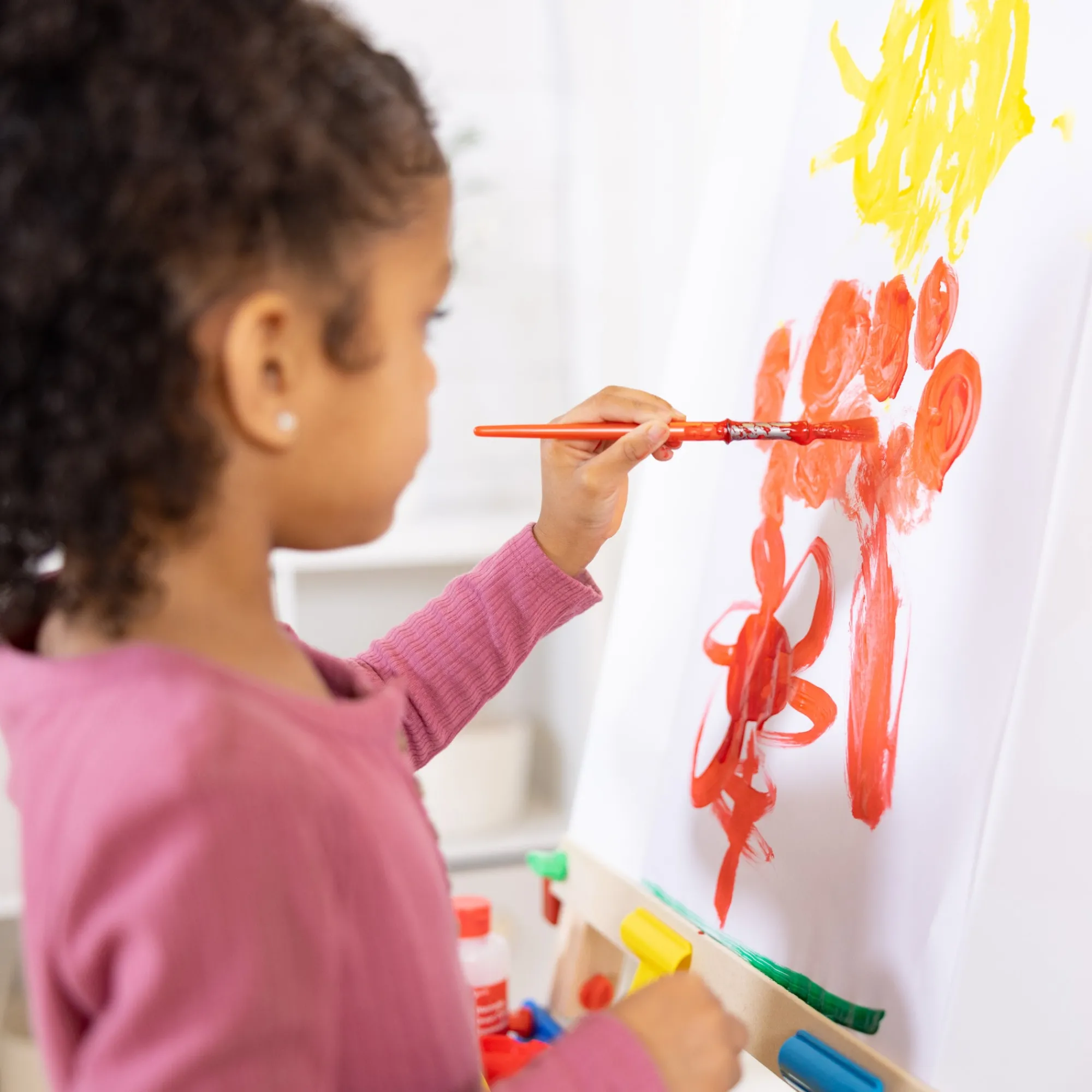 Deluxe Wooden Standing Art Easel>Melissa & Doug Best