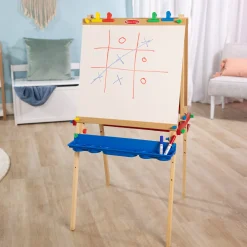 Deluxe Wooden Standing Art Easel><noscript><img width=
