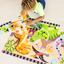 Dinosaur Dawn Floor Puzzle - 24 Pieces><noscript><img width=
