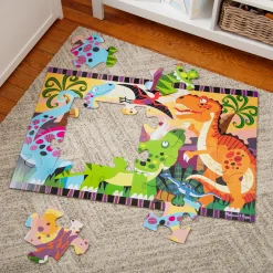 Dinosaur Dawn Floor Puzzle - 24 Pieces><noscript><img width=