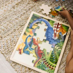 Dinosaur Wooden Jigsaw Puzzle - 24 Pieces><noscript><img width=
