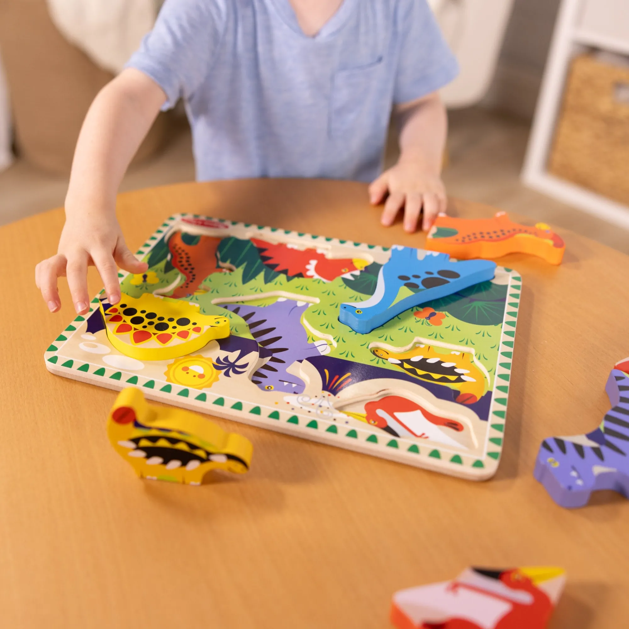 Dinosaurs Chunky Puzzle - 7 Pieces>Melissa & Doug Hot
