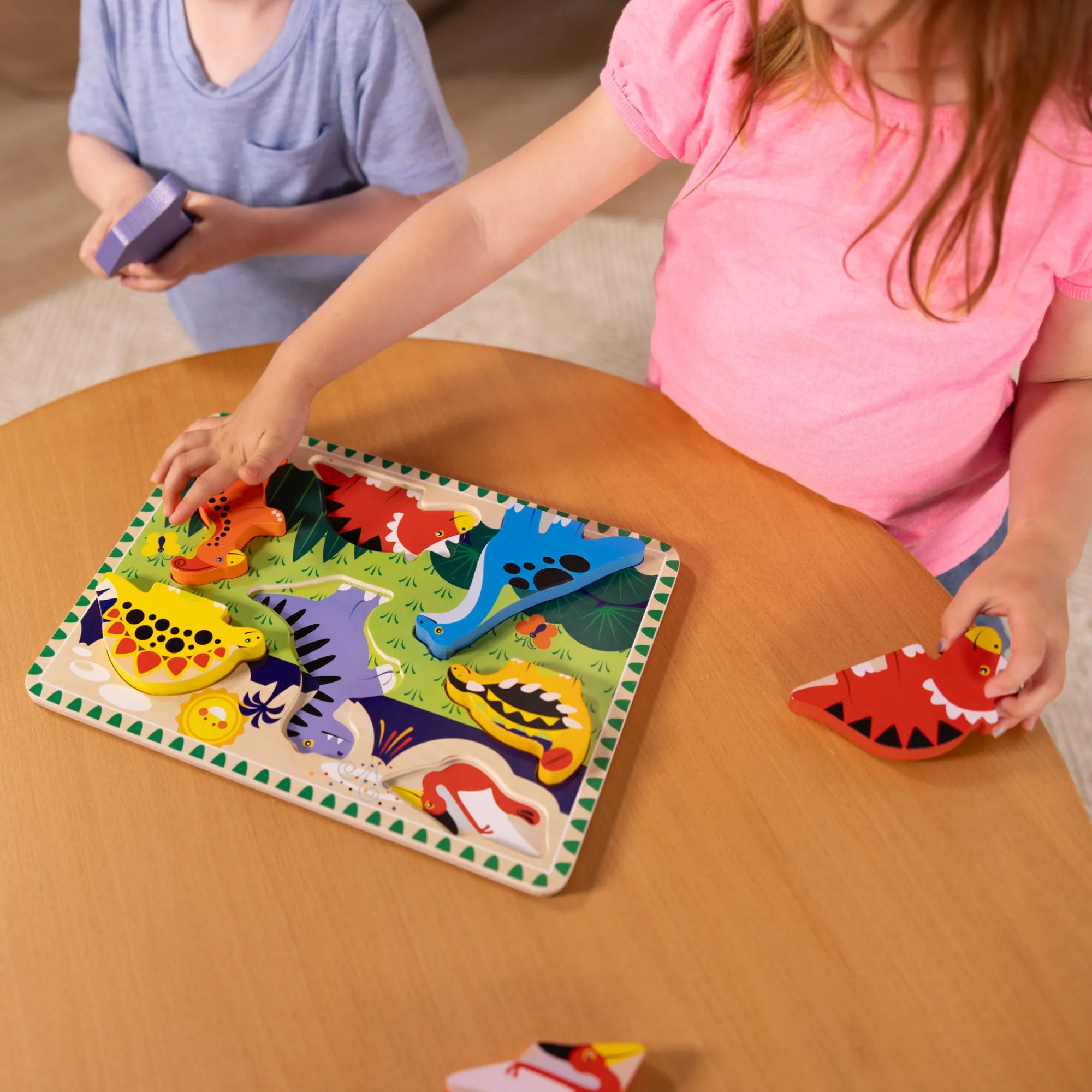 Dinosaurs Chunky Puzzle - 7 Pieces>Melissa & Doug Hot