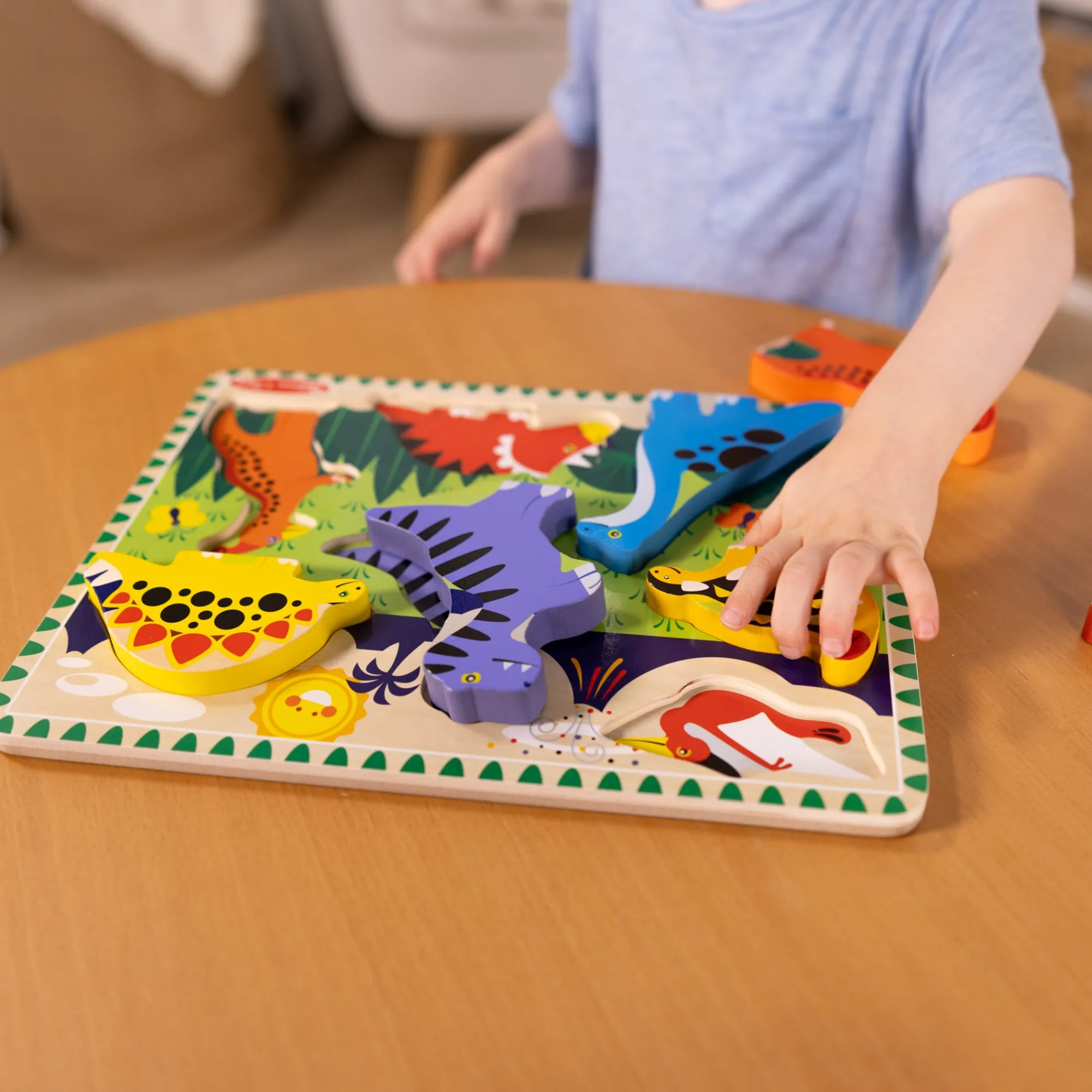 Dinosaurs Chunky Puzzle - 7 Pieces>Melissa & Doug Hot