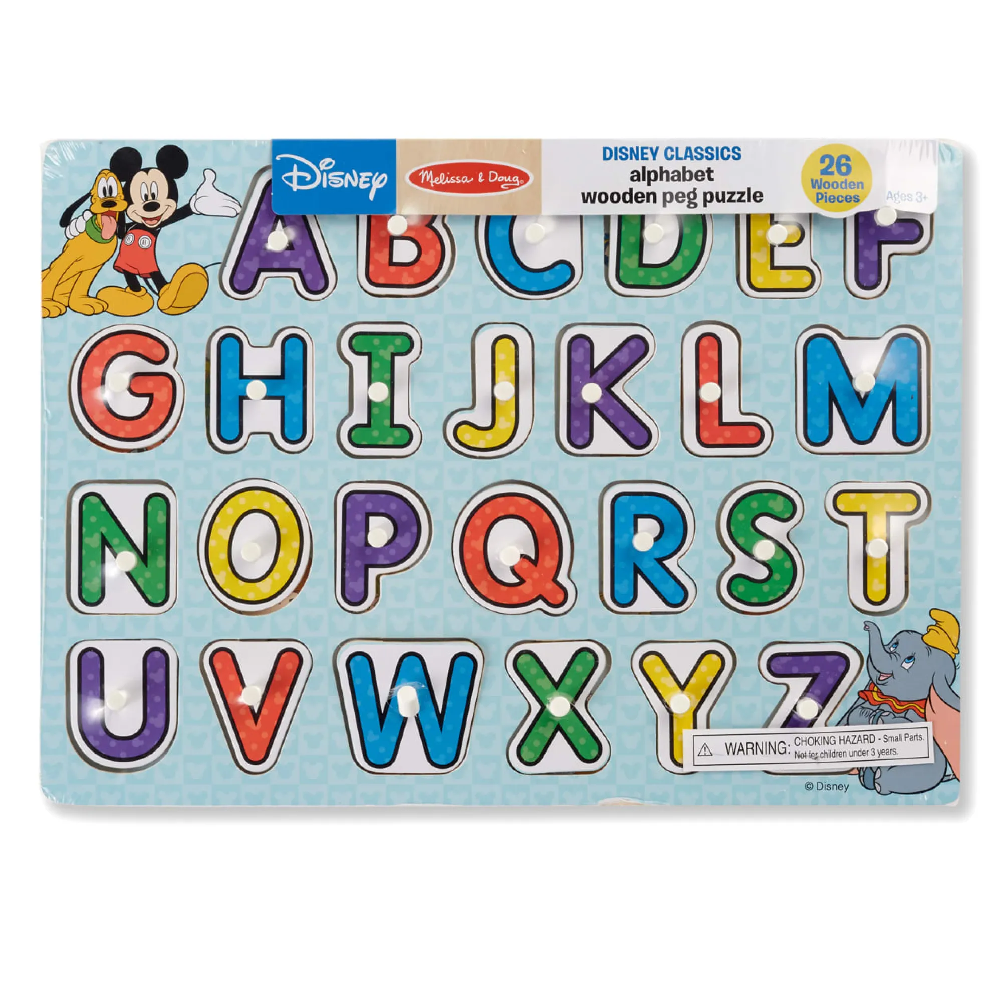 Disney Classics Wooden Alphabet Peg Puzzle>Melissa & Doug Sale