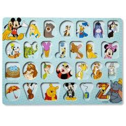 Disney Classics Wooden Alphabet Peg Puzzle><noscript><img width=