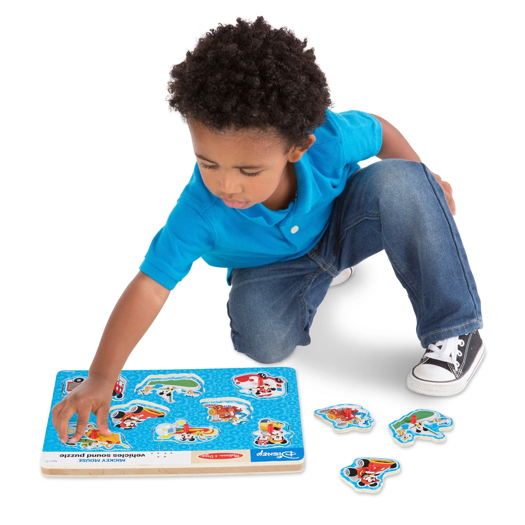 Disney Mickey Mouse & Friends Vehicles Sound Puzzle - 8 Pieces>Melissa & Doug Online