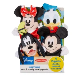 Disney Mickey Mouse & Friends Soft & Cuddly Hand Puppets><noscript><img width=