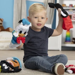 Disney Mickey Mouse & Friends Soft & Cuddly Hand Puppets><noscript><img width=