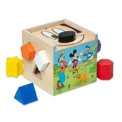 Disney Mickey Mouse & Friends Wooden Shape Sorting Cube>Melissa & Doug Discount