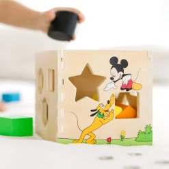 Disney Mickey Mouse & Friends Wooden Shape Sorting Cube>Melissa & Doug Discount