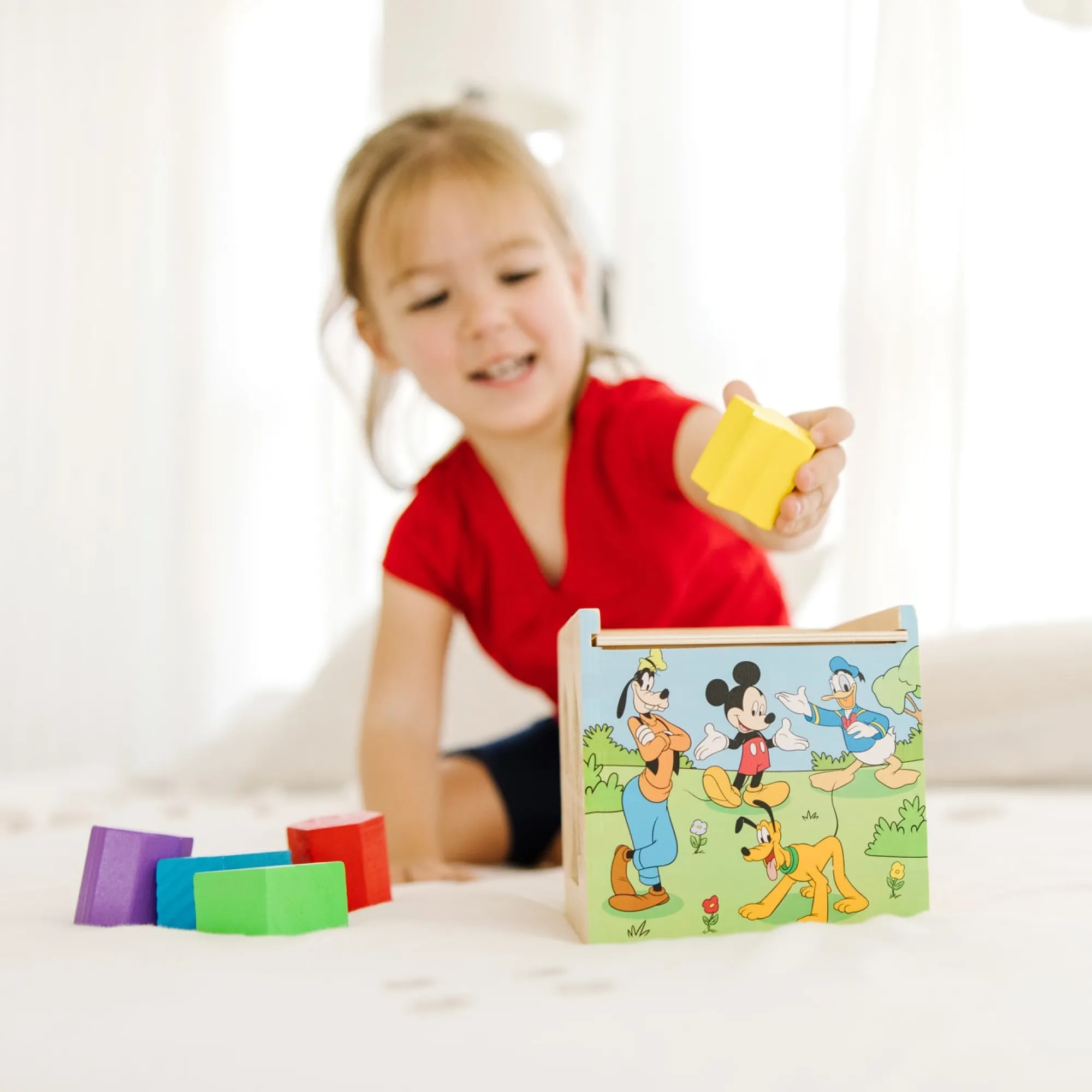 Disney Mickey Mouse & Friends Wooden Shape Sorting Cube>Melissa & Doug Discount