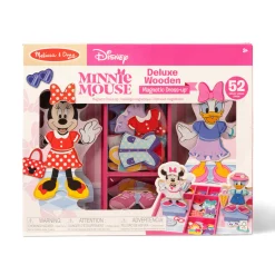 Disney Minnie & Daisy Deluxe Wooden Magnetic Dress-Up><noscript><img width=