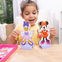 Disney Minnie & Daisy Deluxe Wooden Magnetic Dress-Up><noscript><img width=