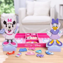 Disney Minnie & Daisy Deluxe Wooden Magnetic Dress-Up><noscript><img width=