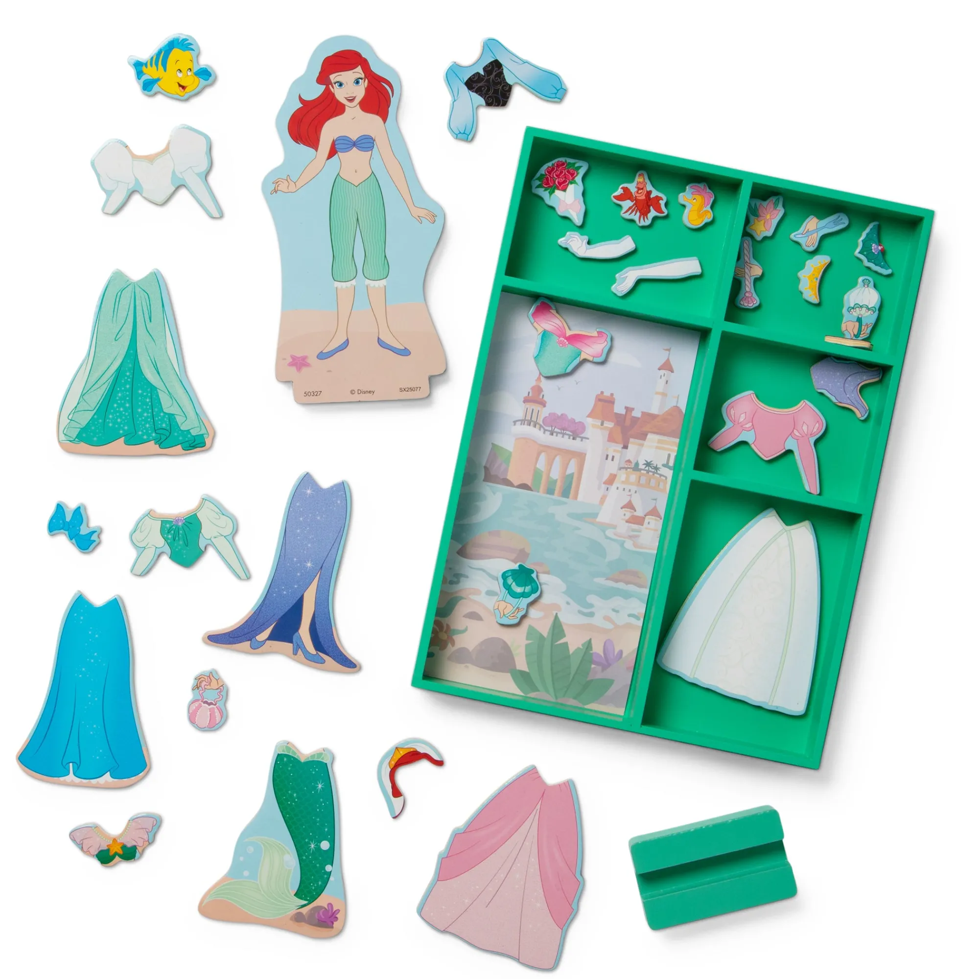 Disney Princess Ariel Wooden Magnetic Dress-Up>Melissa & Doug